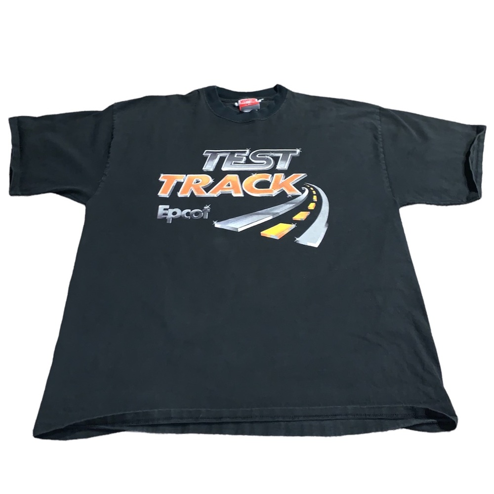 Vintage 90s Mickey Inc. Test Track Epcot Disney Shirt